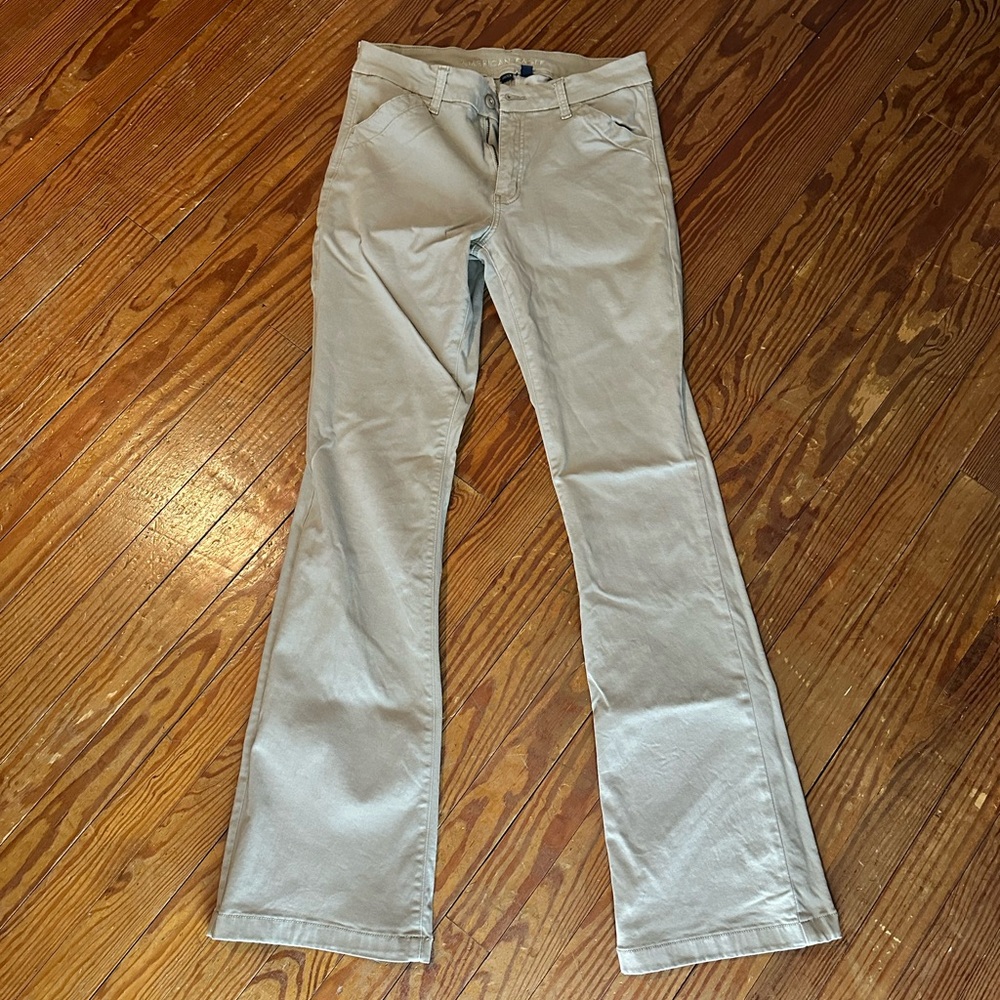 American Eagle Outfitters Tan Stretch Pants